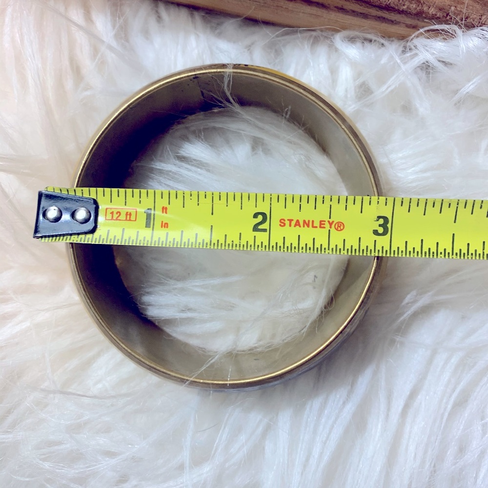 Brass Enamel bracelet - Picture 3 of 5